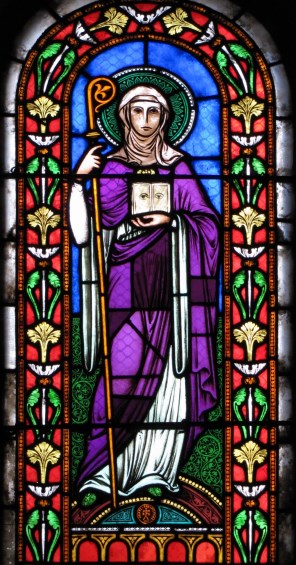 알자스의 성녀 오틸리아_by Baptiste Petit-Gerard_photo by Ralph Hammann_in the Abbey Church of Saints-Pierre-et-Paul in Andlau of Alsace_France.jpg